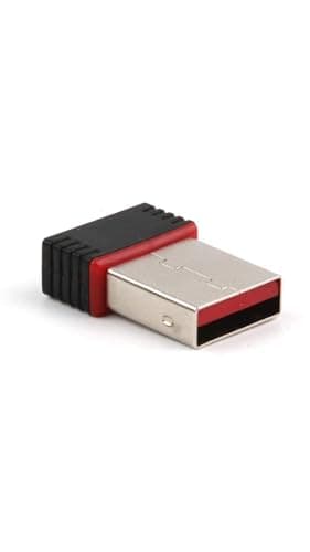 WISTAR Portable High Speed Long Range Nano WiFi Dongle, ConnecWISTAR Receiver 802.11B/G/N 2.0 Wireless Wi Fi 2.4GHz Wireless LAN Network Card External for PC Desktop Laptop USB Adapter 2