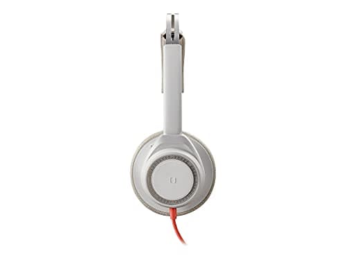 Poly Plantronics-Blackwire 7225 USB-A Headset (White)-Wired,Dual Ear (Stereo) Boomless Computer Headset-Connect to Pc/Mac Via Wired Headphones USB-A-Works with Teams,Zoom,&More,(211154-01),On Ear 3