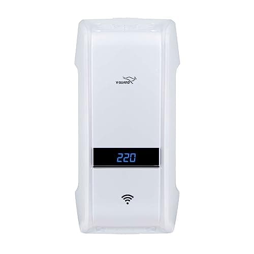 V-Guard Denor iD4 3040 Smart AC Stabilizer for Inverter AC up to 1.5 ton | Voice Control Using Google & Alexa | Smart App Feature | Filter Cleaning Notification | 3 Year Warranty by V-Guard | White