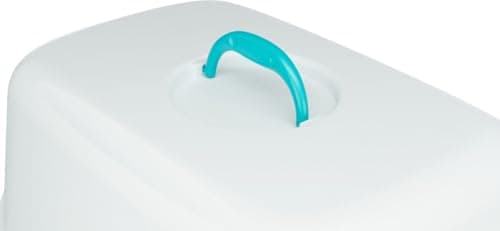 Trixie Vico Cat Litter Tray with Dome (Turquoise/White) 4