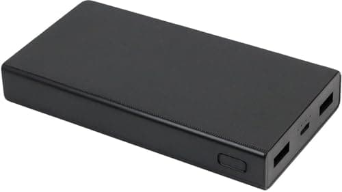 AMYTEL M6 15000mAh Power Bank with Dual USB Fast Charging Portable Charger for Mobile, Tablet, Smartwatch & Trimmer – Black 3