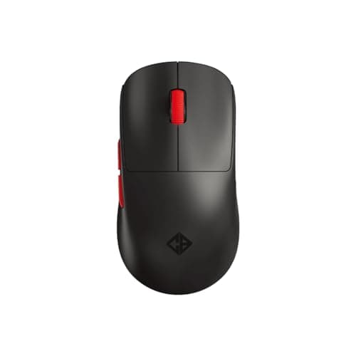 Cosmic Byte Hypernova Tri-Mode Gaming Mouse, Wireless/Bluetooth/Wired, Pixart 3395 Sensor, Dual Replaceable Battery, 8000Hz Polling, 55Gms, 100MN Switches, Paracord Cable, PTFE feet, Software (Black)