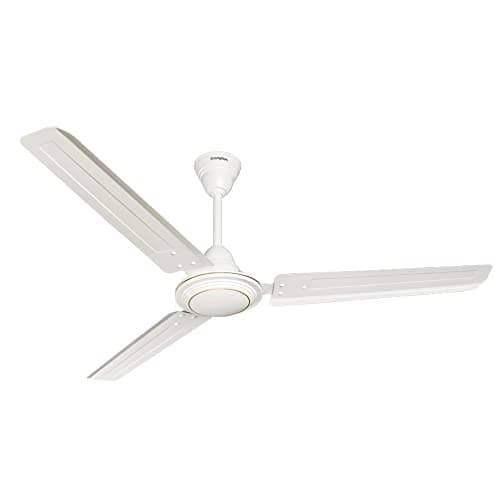 Crompton SUREBREEZE HILLBRIZ 1200 mm Ceiling Fan for Home | BEE Star Rated Energy Efficient Fan | Superior Air Delivery | HighSpeed | 2 Years Warranty | (Opal White), Pack of 1