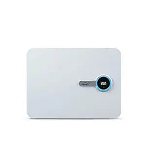 V-Guard iD4 Ace 5540 AC Stabilizer for 1.5 ton Inverter AC | Digital Display with Colour Changing LED Rings | Intelligent Time Delay System| 3 Year Warranty | White (Working Range 130-280 VAC)