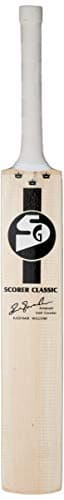 SG Scorer Classic Kashmir Willow Cricket Bat ( Size: Size 6,Leather Ball ), Wood, Multicolour