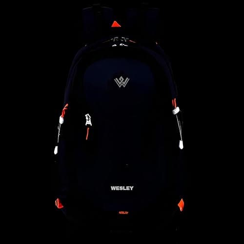 Wesley Spartan Unisex Travel Hiking Laptop Bag fits Upto 17.3 inch with Raincover and Internal Organiser Backpack Rucksack College Backpack 3