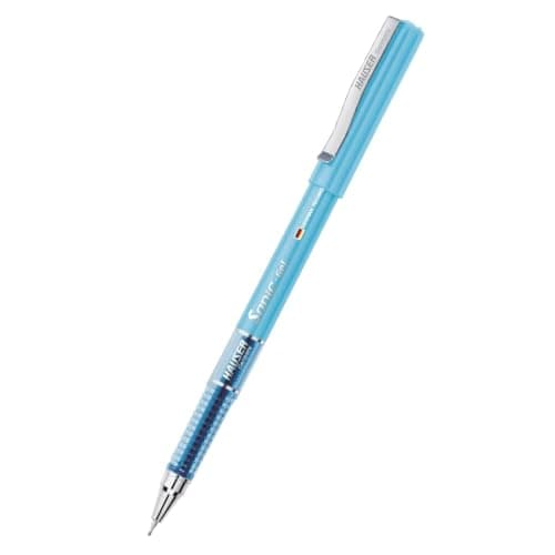 Hauser Sonic 0.55mm Gel Pen Blister Pack | Attractive Foiled Body | Stylish Metal Clip | Refillable & Waterproof Gel Ink | German Technology For Smooth & Effortless Writing | Blue Ink, Set of 10 Pens 3