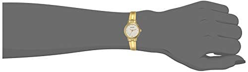 Sonata Quartz Analog White Dial Gold Stainless Steel Strap Watch for Women - NT8096YM04 4