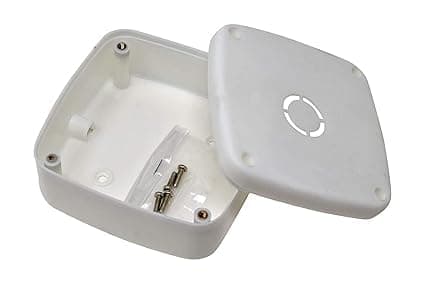 PVC Square Junction Box 4x4 Inches 10 Nos Pack for CCTV Cameras Pack 10 Nos 2