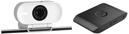 Elgato HD60 X - Stream and Record in 1080p60 HDR10 or 4K30 with Ultra-Low Latency & Elgato Facecam Neo — Plug-’n-Play Webcam, 1080p60 Full HDY.