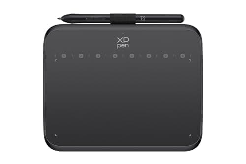 XPPen Deco 640 Graphics Drawing Pen Tablet 6x4 inches with 16384 Levels Pressure Sensitivity, 8 Soft Shortcut Keys, Battery Free Stylus, Android Support, Black 5