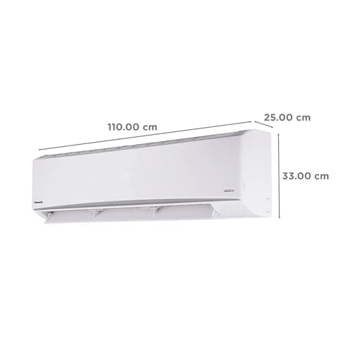 Panasonic 2 Ton 5 Star Inverter Split Smart AC MirAie(2026 Model)-8-in-1 Convertible Cooling,Wi-Fi Enabled with Google & Alexa Voice Control,100% Copper Condenser,High Airflow,CS/CU-ZU24CKY5FM 3