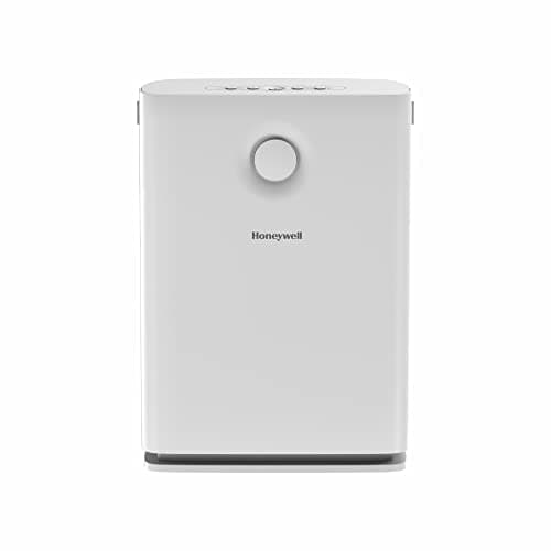 Honeywell Air Purifier for Home, 5 Stage Filtration, Covers 465 sq.ft, High Efficiency Pre-Filter,Dual HEPA Filter, Activated Carbon Filter, Removes 99.99% Pollutants & Micro Allergens - Air touch V3