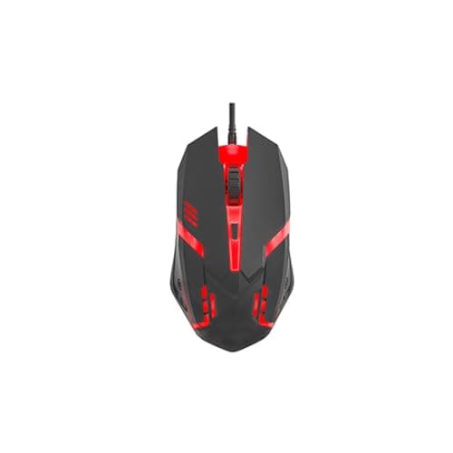 D25 Robot Wired Optical Gaming Mouse with RGB LED Light, Lightweight and Ergonomic Design, DPI Upto 1500, 1.5M Long USB Wire, Compatible with Windows and Mac (IV-G01) 2