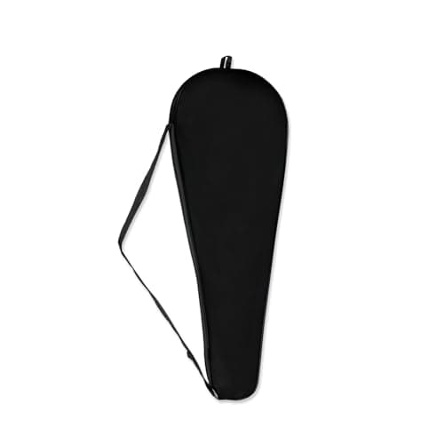 AAKHIRIX Badminton Racket Cover with Standard Strap,Steel Zip Lock and Matty Cover Material for All Size Rackets
