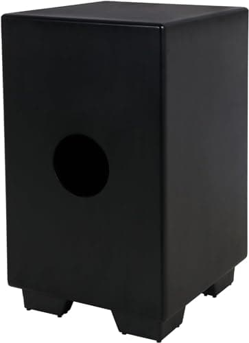 Clapbox Cajon CB11 -Black, Oak (H:50 W:30 L:30) - 3 Internal Snares 3