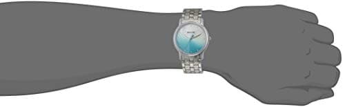 Sonata Bandhan Quartz Analog Gradient Silver & Blue Dial Silver Metal Strap Watch for Couple - NT10138925SM01 4