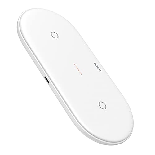 FABLOFT 2 in 1 Wireless Charger Pad Fast Dual Charge for Smart Phones White|Cell Phones & Accessories | Cell Phone Accessories | Chargers & Cradles|1x Wireless Charging Pad