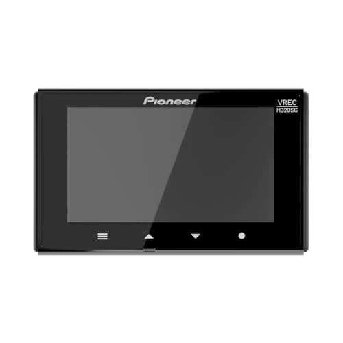 Pioneer Car Dash Camera VREC-H320SC 2MP 1080P |ADAS Warnings| Wide Dynamic Range| 139 Field of View| GPS Logger| G-sensor| Emergency Recording |microSD Card support Upto 512GB |Super Capacitor|(Black) 2
