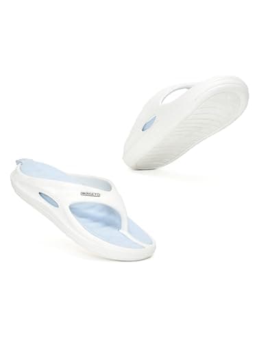 Impakto Orion Men’s Flip Flops | Lightweight Soft Cushioned Slippers | Anti-Skid Beach & Bathroom Chappal | Comfortable & Waterproof | Everyday Essentials | Removable Mid Sole for Easy Wash 3