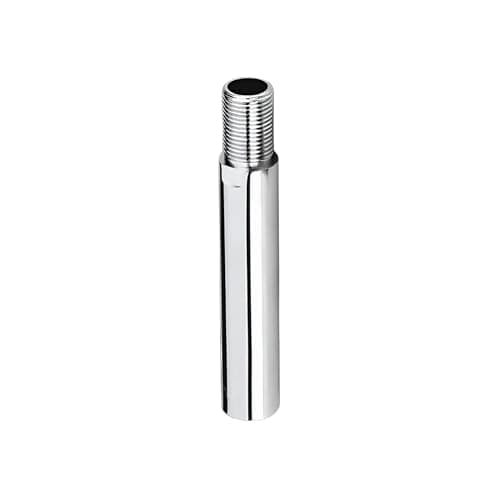 Stainless Steel Extension Nipple 6 Inch | Heavy Duty SS Pipe Connector | Leak Proof Threaded Fitting | Rust Proof Chrome Finish | Bathroom & Plumbing Extension Connector | Pack of 1