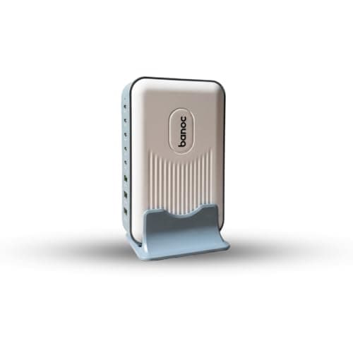 200W Charging Station — 8-Port-PD 3.0 | 5X USB-C + 3X USB-A | BIS Certified |PD Smart Power Distribution | Compatible with MacBook, iPhone 17/16/15, iPad, Android