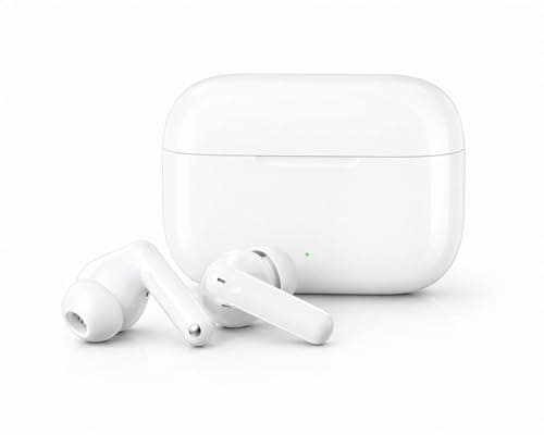 Wireless Bluetooth 5.3 Earbuds with Fast Pairing, ENC Mic, Hi-Fi Stereo Sound, Touch Control, Type-C Charging Case, IPX5 Waterproof, TWS Earphones for Calling, Music & Gaming (White) 3