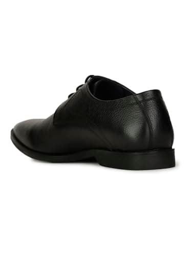 Hush Puppies Aaron Derby E 23 Men's Black Formal Shoes - 8 UK (8256000) 4