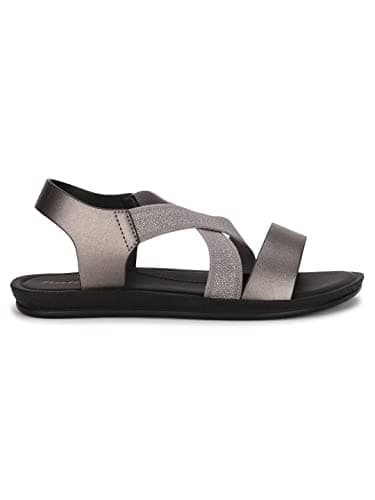 Bata QUINCE Women's Slip-on Sandal - GREY 8UK (5612103) 2