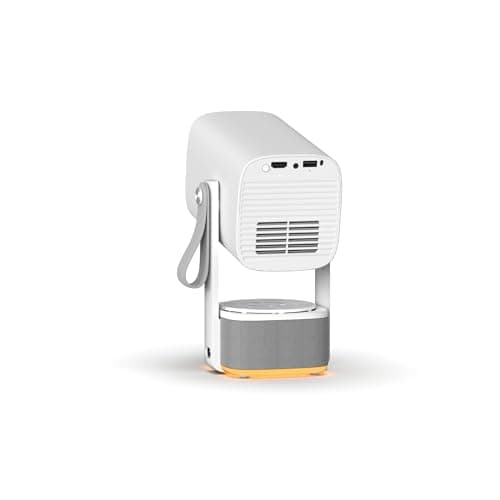 BeamX BEAST Android Smart Projector | 1080P Native 4K HDR Support | 15500 Lumens Brightest | Loudest 10W Speaker | Upto 300 inch screen | Ambient Lighting | Dual WiFi | BT5.4 | Free Carry Bag on regis 2