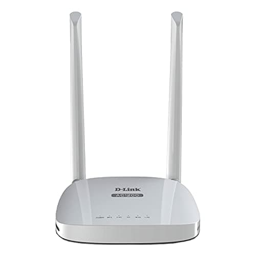 D-Link AC1200 DIR-811 Dual Band Wi-Fi Speed Up to 867 Mbps/5 GHz + 300 Mbps/2.4 GHz, 2 Fast Ethernet Ports, 2 External Antennas and WiFi Coverage with Access Point Mode, WPS Protected, White 2