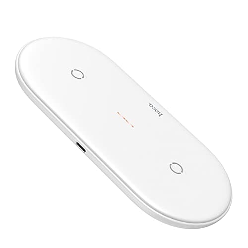 FABLOFT 2 in 1 Wireless Charger Pad Fast Dual Charge for Smart Phones White|Cell Phones & Accessories | Cell Phone Accessories | Chargers & Cradles|1x Wireless Charging Pad 2
