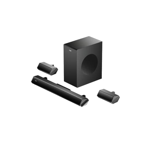 Boat Aavante Bar Prime B300 with Subwoofer and Dual Rear Speakers, 300W RMS Output, 5.1 Channel, Multi-Connectivity, EQ Modes, & BT v5.3 Soundbar with Powerful Boat Signature Sound (Charcoal Black) 4