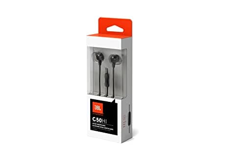 JBL C50HI, Wired in Ear Headphones with Mic, One Button Multi-Function Remote, Lightweight & Comfortable fit (Black) 4