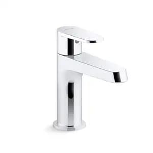 Kohler Beam Pillar Wash Basin Tap - Silver with Chrome Finish - Water Tap for Bathroom - Metal Sink Faucet - Sophisticated Design - Easy Intuitive Operation - Premium Metal Construction 26042IN-4-CP