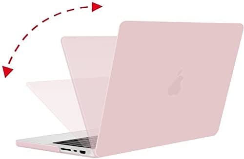 MOCA Case Compatible for New Apple MacBook Air 13 inch 2026 2025 2024 2022, M5 A3449 M4 A3240 M3 A3113 M2 A2681 Touch ID, Mac Air 13.6" Laptop Protective Plastic Hard Shell Cover (Baby Pink) 5
