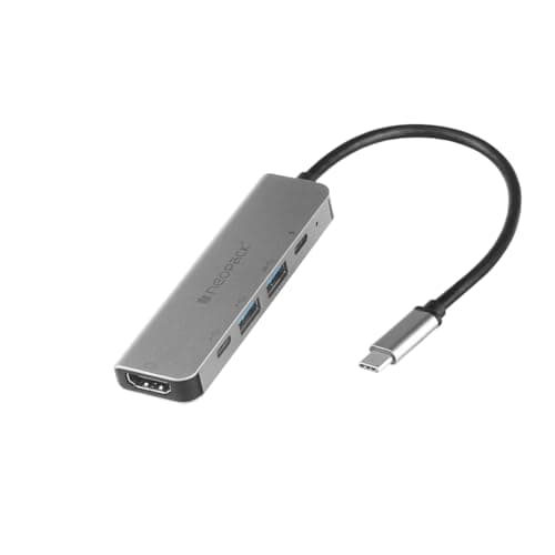 Neopack 5in1 USB C Hub Multiport Adapter with HDMI 4K 30Hz, 100W PD Fast Charger, USB-A 5Gbps Data Ports, for MacBook Pro, MacBook Air, iPad Pro, XPS & More