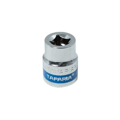 Taparia 1/2" Square Drive Socket (22 mm)-Hex or 6 point Socket for Standard Nuts & Bolts Compatible w/Ratchets, L Handles, Wrenches, Power Tools-Automotive & Mechanical Work for Garages, DIY