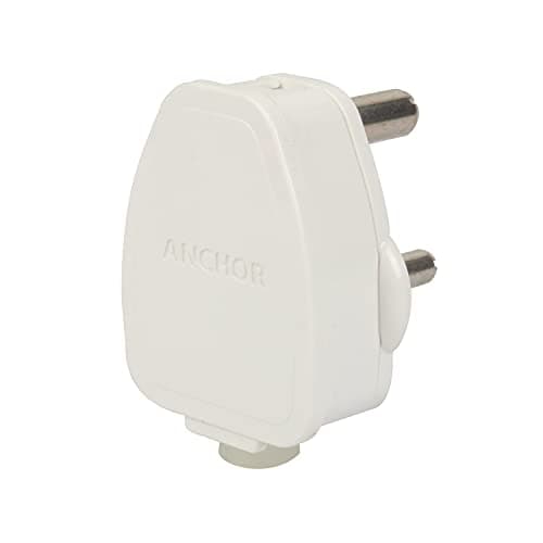 Anchor by Panasonic Plug Top 6A, 3 Pin, ISI Certified, Secure Fit for Home, Office & Appliance Use – White (Pack of 4) 2