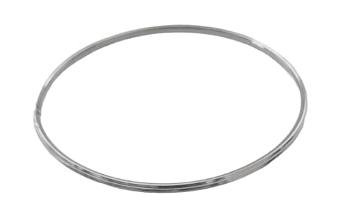 Fuschianet Accessories Sikh Thin Stainless Steel Kada Daily Wear for Men and Women, Symbol of Positivity & Faith- 1 Piece