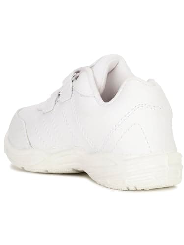 Bata Unisex Velcro School Shoes - White (2 UK) (4511111) 4