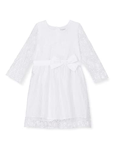 A.T.U.N. Girls Double Bow Dress White