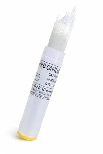 Glass Micro Capillary Tubes, 90mm Length, Both Sides Open, Laboratory Grade, High Quality Glass, 100 Pieces Pack, for TLC Testing, BTCT Testing and Scientific and other Industrial Research 4