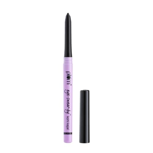 Plum Eye-Swear-By Kajal | Deep Black | Creamy Smooth | Smudge-Proof & Waterproof | Long-Lasting | Twist-Up Pencil | Enriched with Vitamin E | 100% Vegan & Cruelty-Free | 0.35g 2