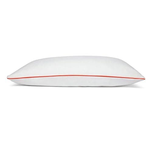 Flo Extra Soft Pillow - Aloe Vera Gel Infused Microfiber Pillow with Adjustable Thickness (27 X 17 Inches, White) (Pack of 1)