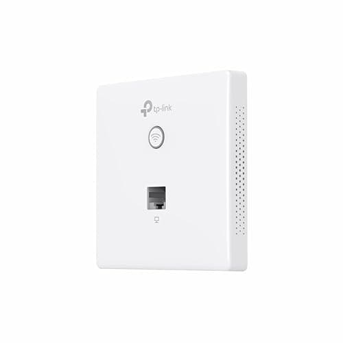 Tp-Link N300 Wireless N Wall-Plate Mounting Access Point, Support Poe 802.3Af, 300Mbps Wi-Fi Speed, Simply Managed By Cloud Access and Omada App (Eap115-Wall, White) - Single Band 3