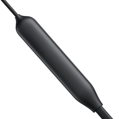 Original Bluetooth Neckband Earphones Z2 ANC | 12.4mm Bass Drivers | 45dB Active Noise Cancellation | Long 28H Battery Life | Fast Charging | Lightweight Flexible| Booming Black (ROU8) 5