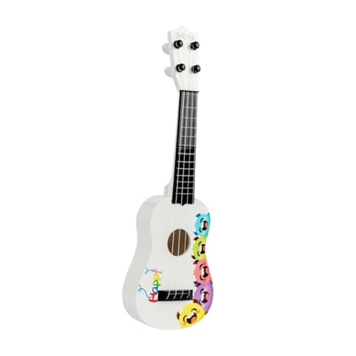 BNF®Kids Ukulele Toy Children Guitar Musical Toy for Beginner Aged 3+ Girls White|Toys & Hobbies|Educational|Music & Art|Package Includes:1 Ukulele Toy,