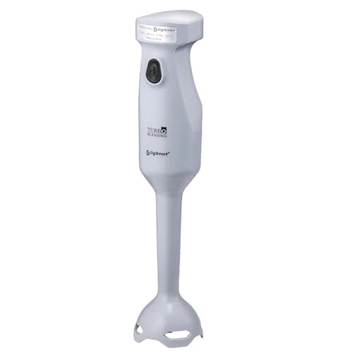 DIGISMART Hand Blender 300 Watts Powerful Super Silent Copper Motor Anti-Splash activa Technology Turbo Function Stainless Steel Fushion Stem for Hot Blending Hand Blender (Blue)
