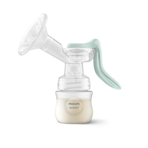 Philips Avent Essential Manual Breast pump SCF417/11 | Easy Silicone massage cushion & Ergonomic handle, Soft & Gentle, BPA Free 2